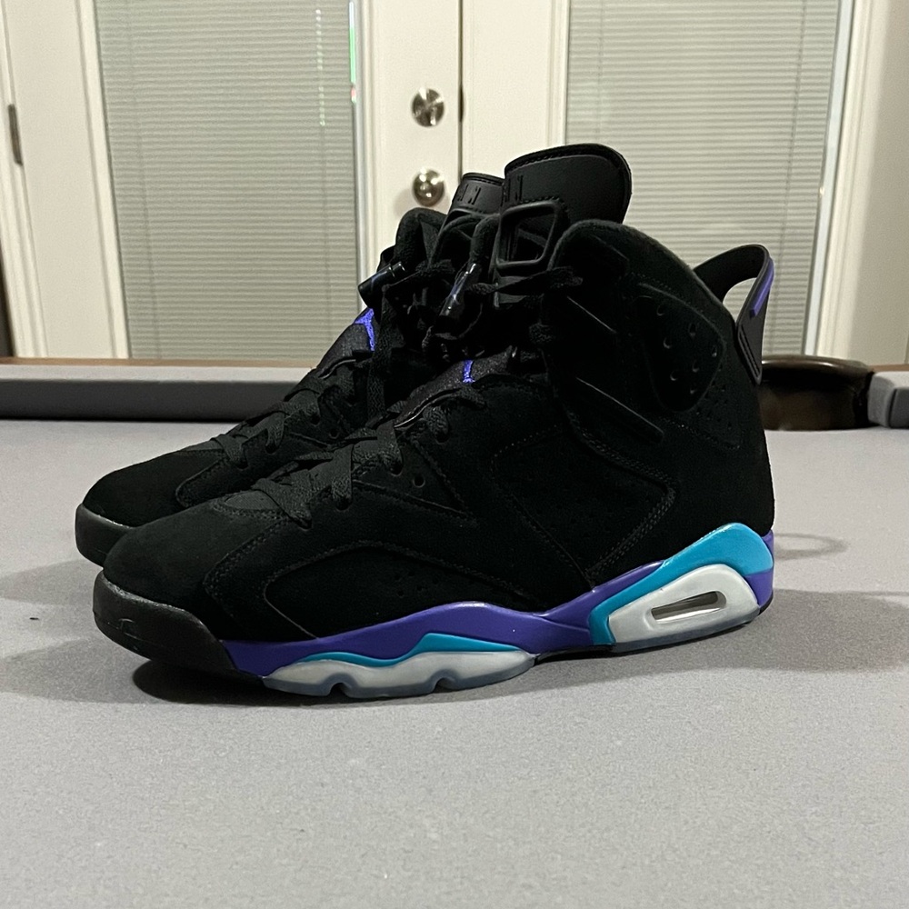 Jordan Athletic Shoes - Black and Purple